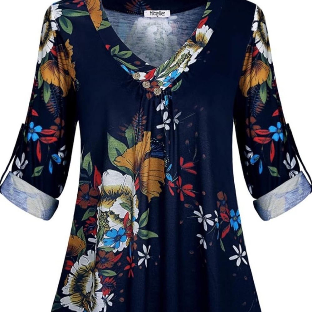 Hibelle Floral Long Sleeve Shirt